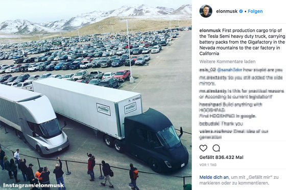 Teslas Elektro-Truck