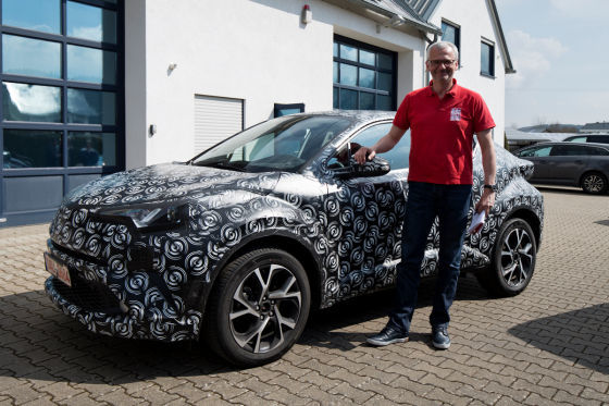 Toyota C-HR (2016): Mitfahrt