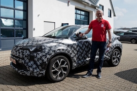Toyota C-HR (2016): Mitfahrt