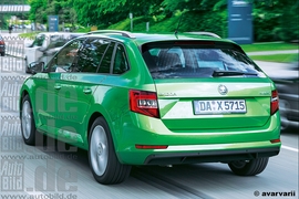 Skoda Rapid Spaceback Illustration