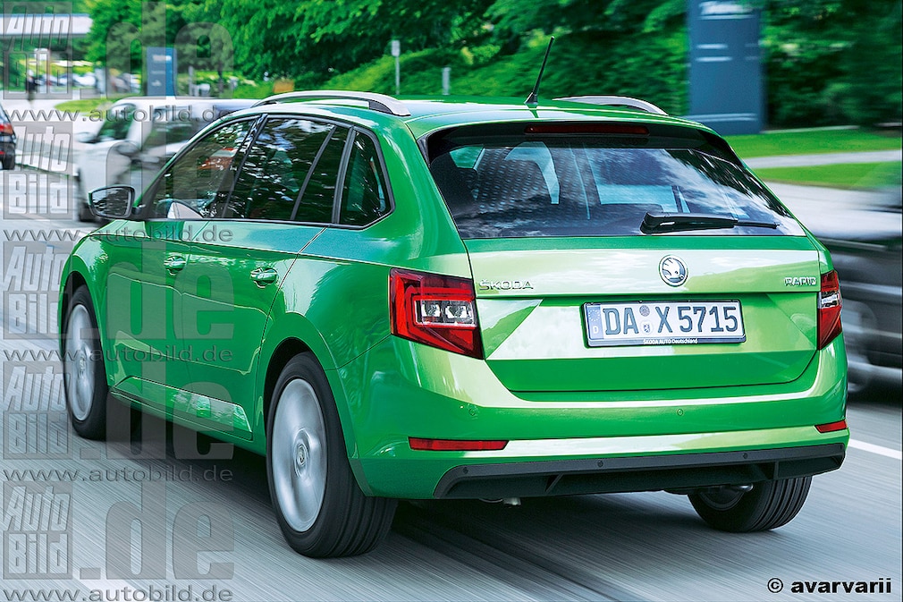 Skoda Rapid Spaceback Illustration