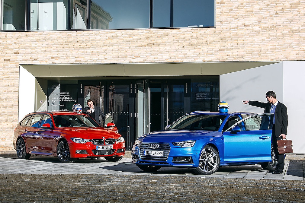 Audi A4 BMW 3er
