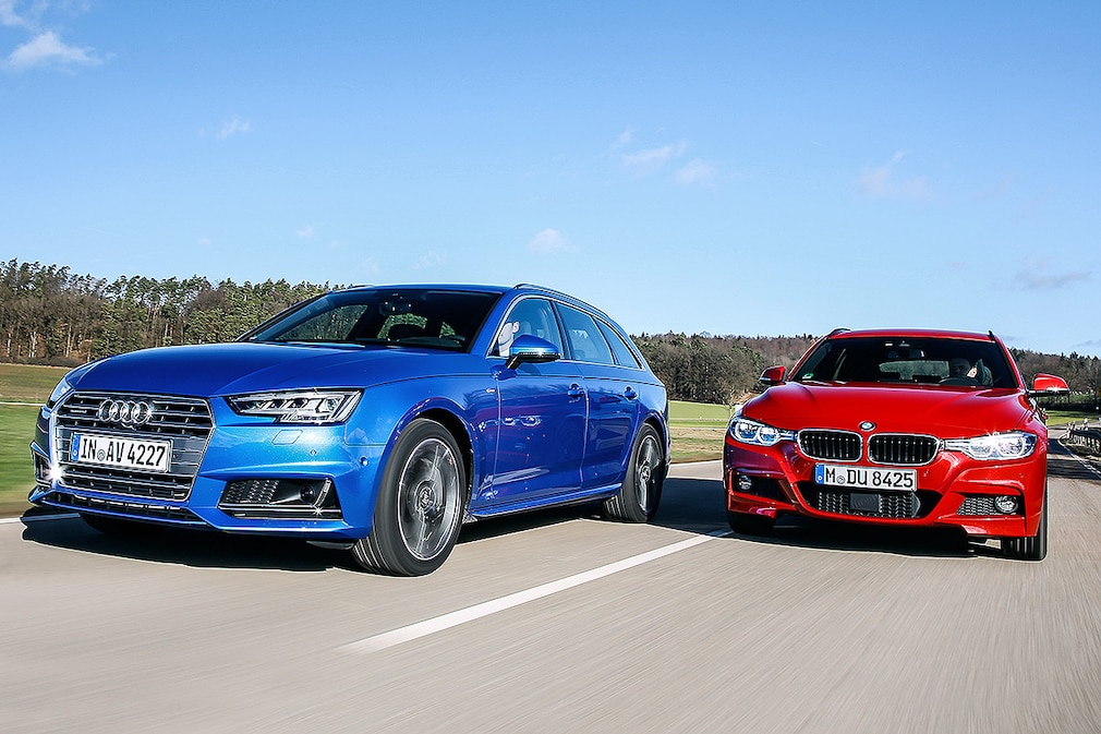 Vergleich Audi A4 Avant 3.0 TDI quattro BMW 330d xDrive Touring