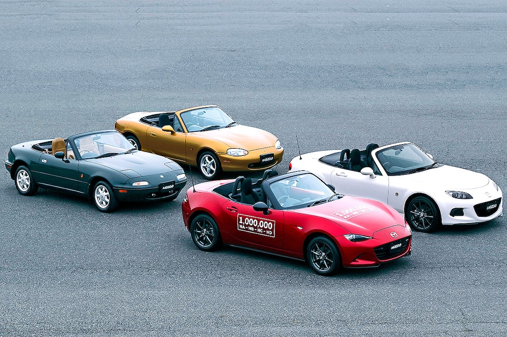 Mazda MX-5 4 Generationen