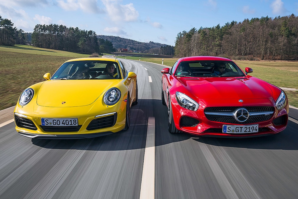 Mercedes-AMG GT Porsche 911