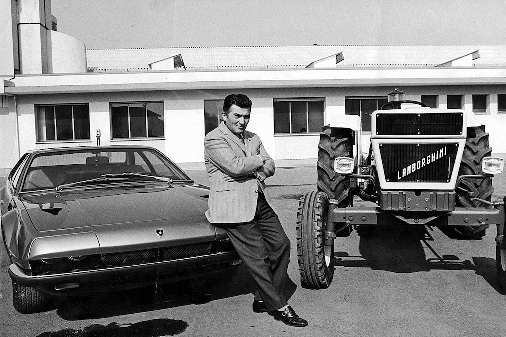 Ferruccio Lamborghini Jarama und Traktor