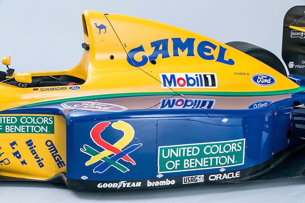 1991-1992 BENETTON-FORD B191/191B FORMULA 1 RACING SINGLE-SEATER