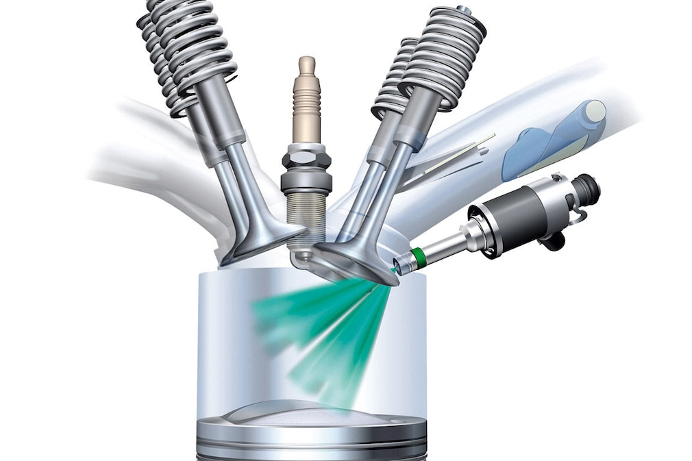 1,8 Liter-Vierzylinder-Turbo-FSI-Motor/Brennverfahren