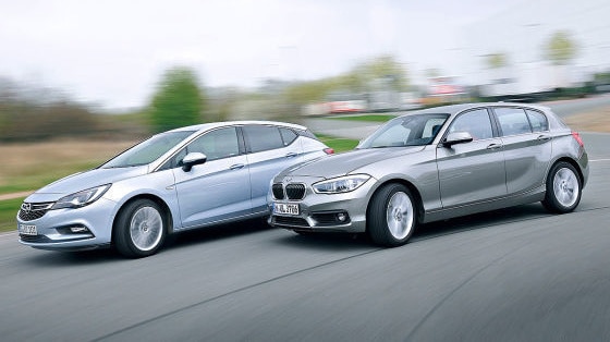 Opel Astra 1.6 BiTurbo CDTI BMW 118d Opel Astra 1.6 BiTurbo CDTI BMW 118d