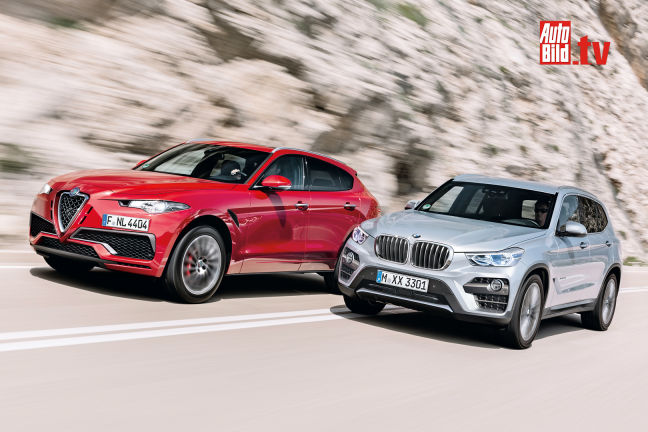 Video Alfa Romeo Suv Vs Bmw X3 2017 Autobild De