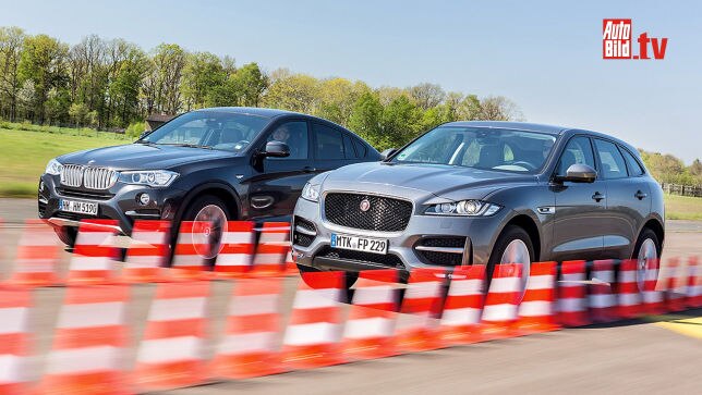 Video: Jaguar F-Pace vs BMW X4 (2016) - AUTO BILD