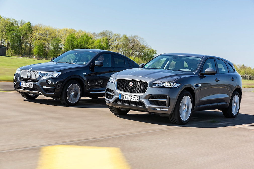BMW X4 Jaguar F-Pace