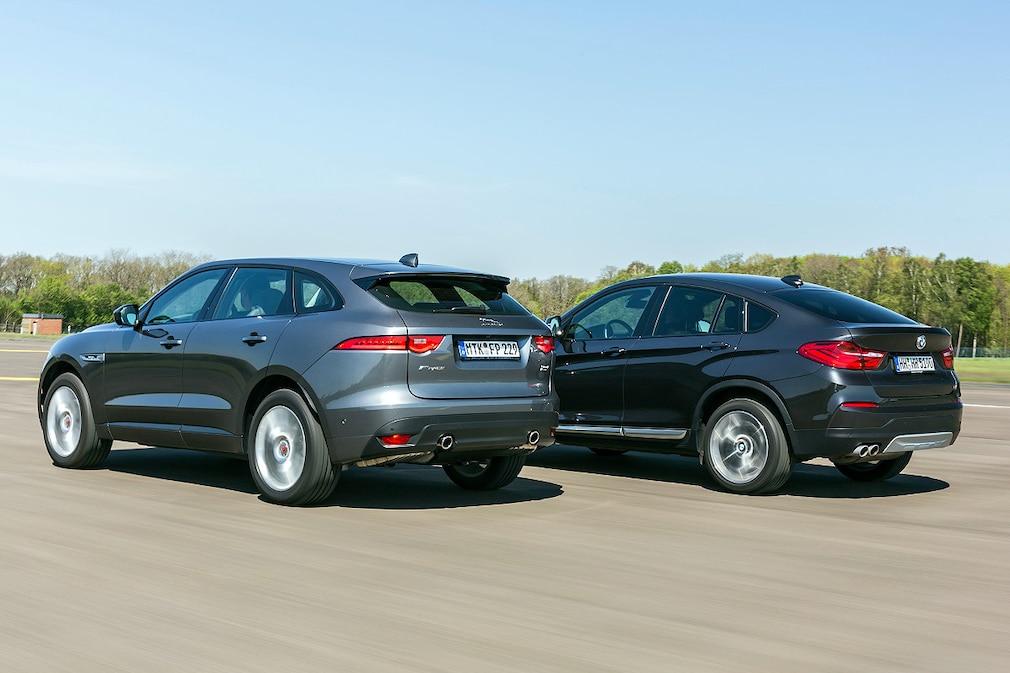 SUV-Vergleich: Jaguar F-Pace trifft auf BMW X4 - AUTO BILD