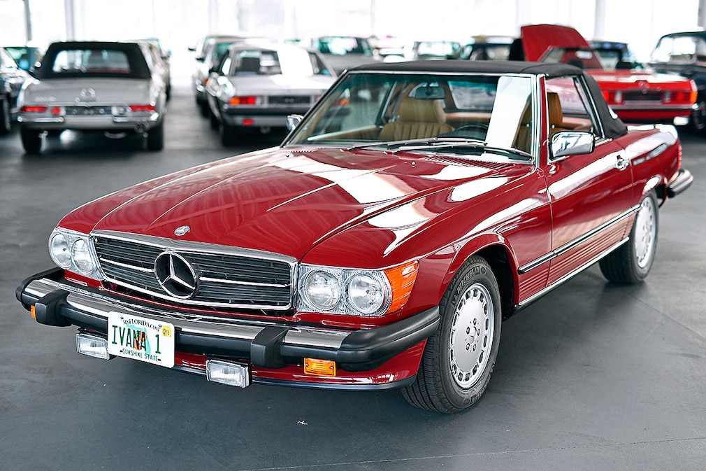 Donald Trump Mercedes 560SL W107 1987