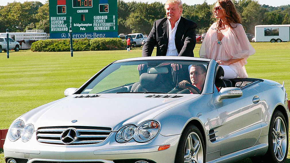 Die Autos von US-Präsident Donald Trump