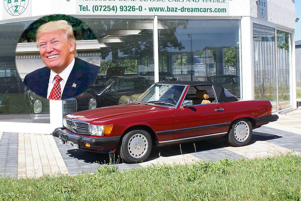 Donald Trump Mercedes 560SL W107 1987