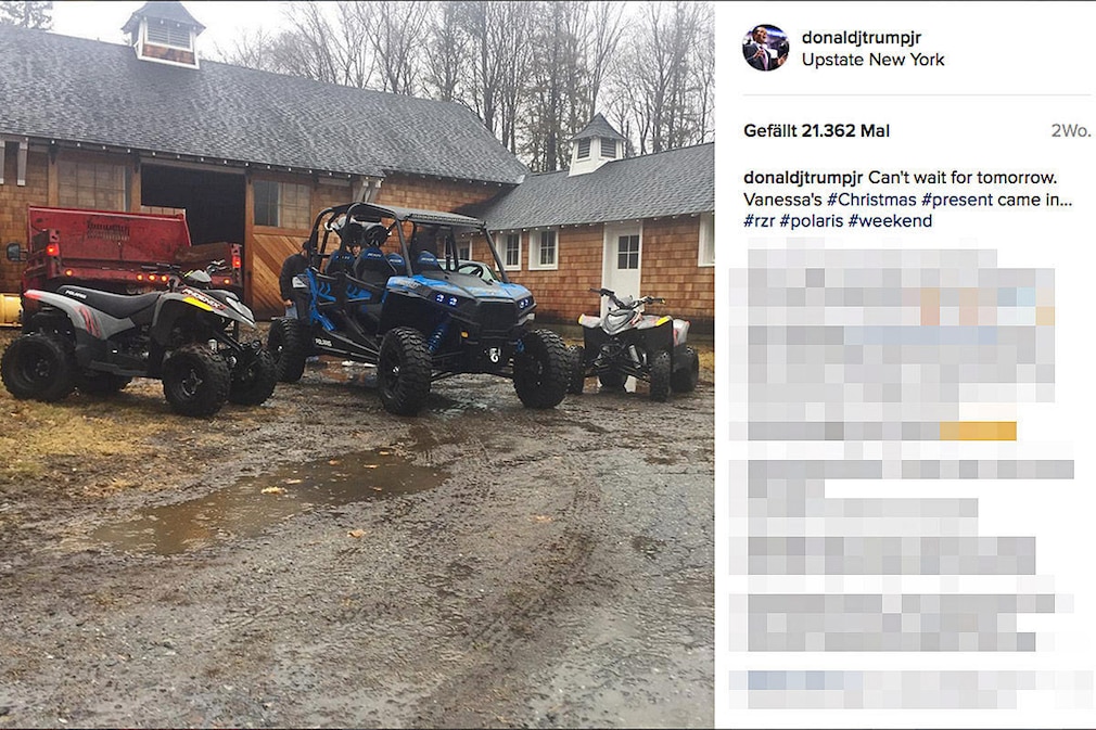 Donald Trump Junior - Fuhrpark Familie Trump