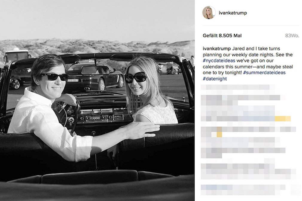 Ivanka Trump - Fuhrpark Familie Trump