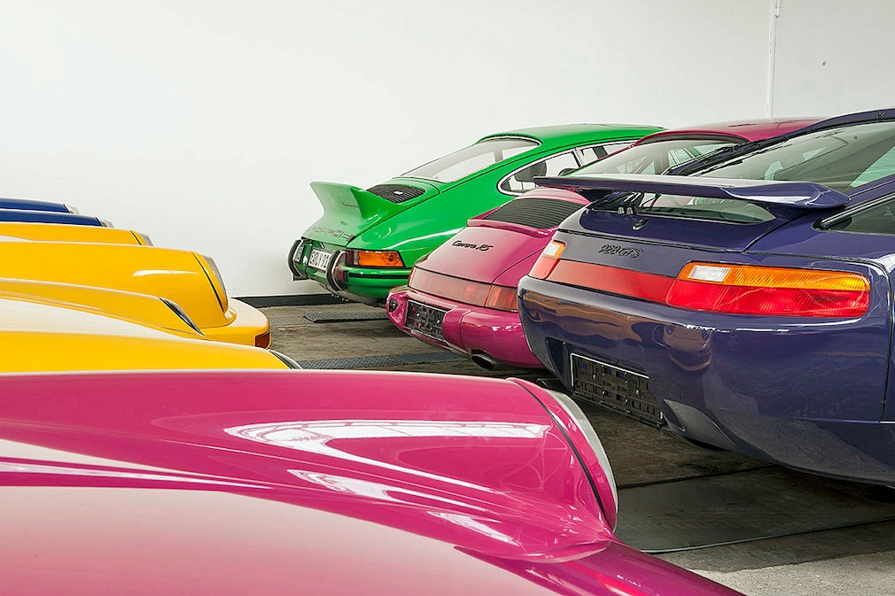 Farbenfrohe Porsche 911