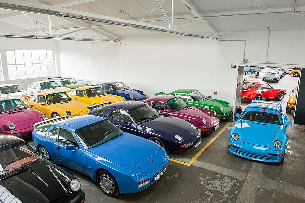 Farbenfrohe Porsche 911