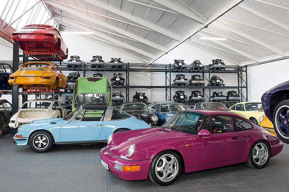 Farbenfrohe Porsche 911