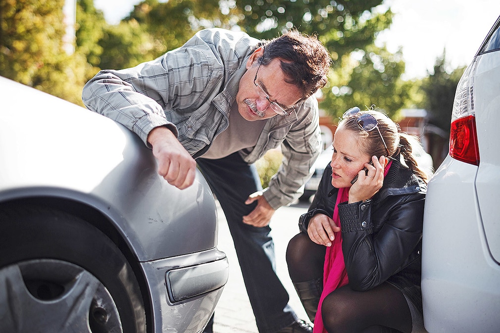 Unfall - Schadensfall am Auto