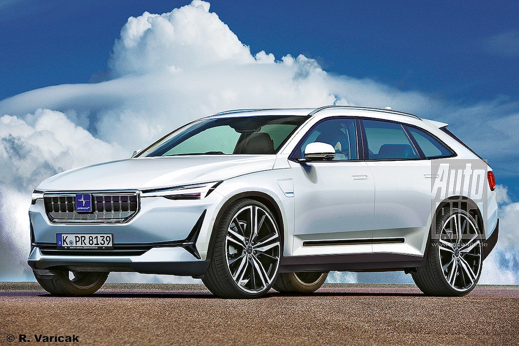Volvo V40e Illustration