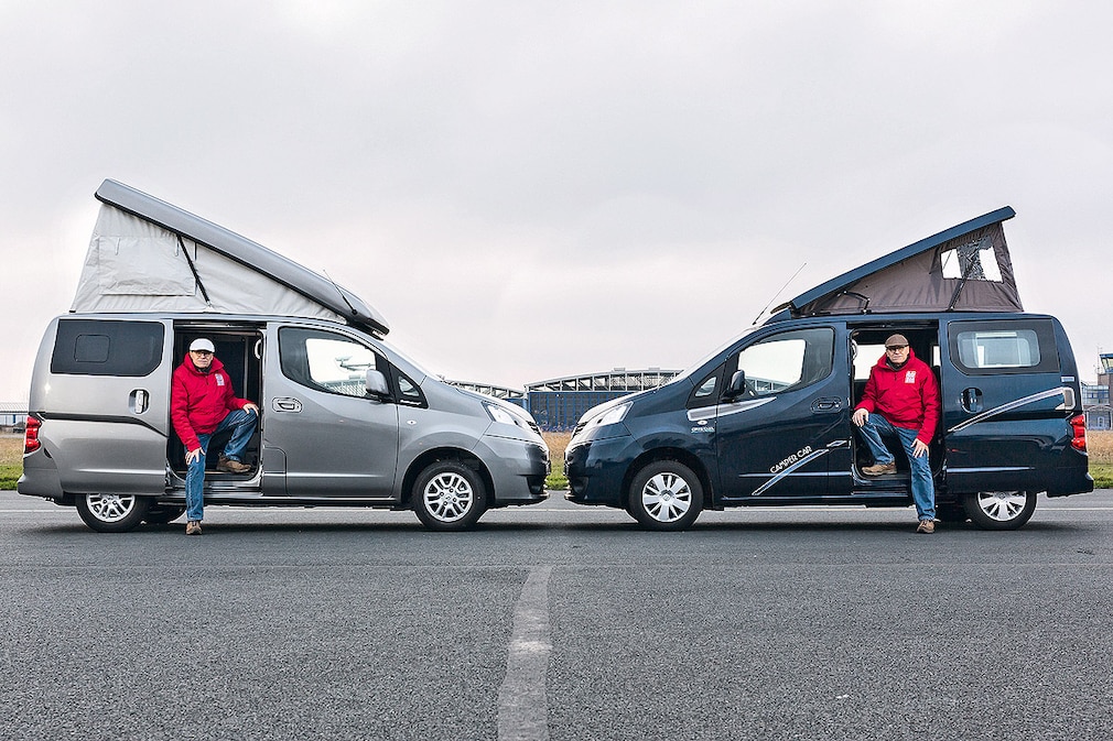 Vergleich Nissan Evalia Zooom Stadtindianer Cristall Camper Car