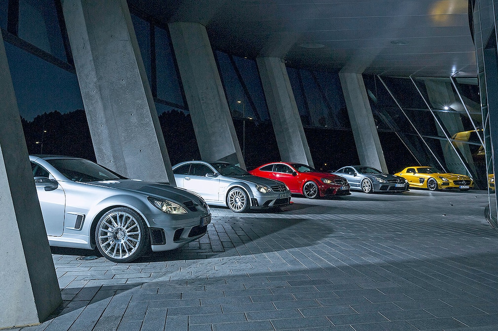 Vergleich SLK 55 AMG BS CLK 63 AMG BS SL 65 AMG BS C63 AMG BS SLS AMG BS