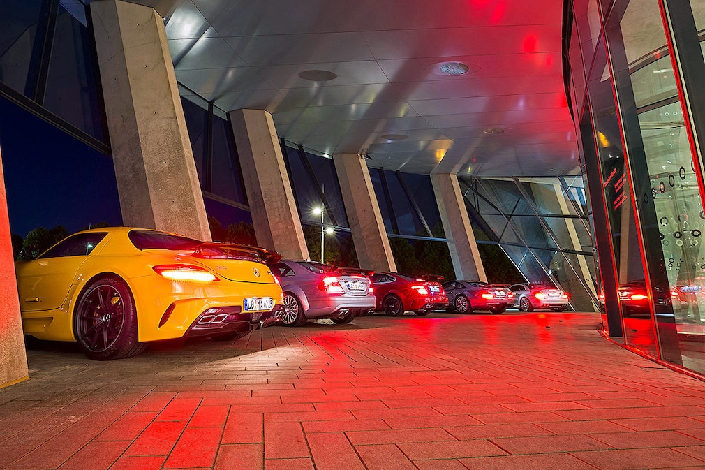 Fünf Generationen AMG Black Series