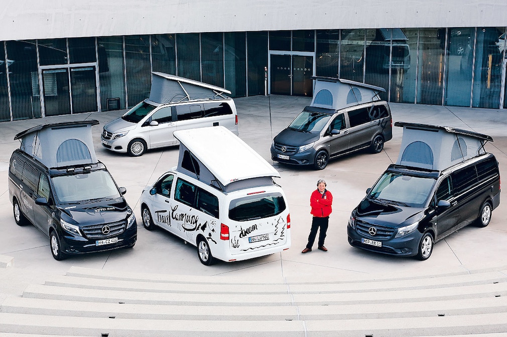 Terracamper Tecamp, Mercedes Marco Polo, Reimo Triostyle, Neureuther Multicamper, Behl V-artista