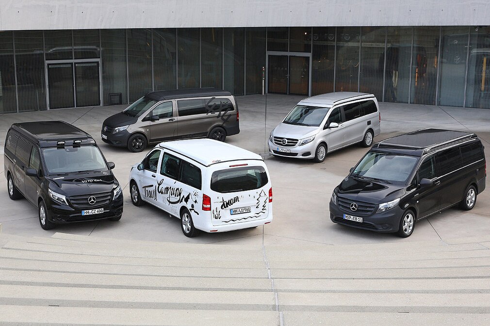 Terracamper Tecamp, Mercedes Marco Polo, Reimo Triostyle, Neureuther Multicamper, Behl V-artista