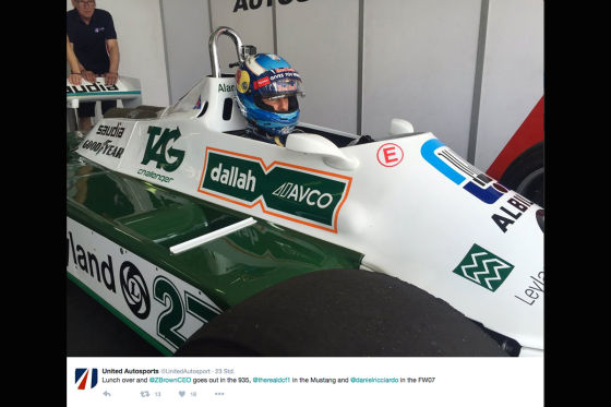 Ricciardo testet Williams