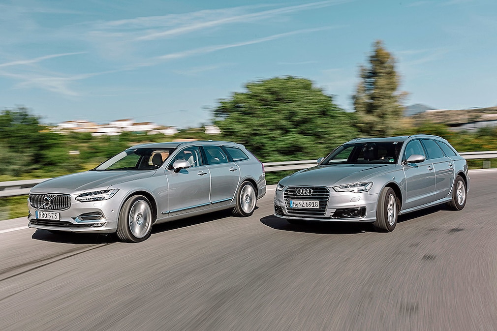 Volvo V90 D5 AWD Audi A6 Avant 3.0 TDI