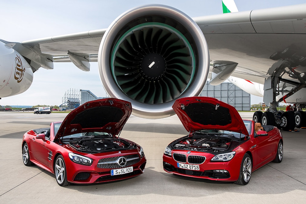 Mercedes SL 400 BMW 640i