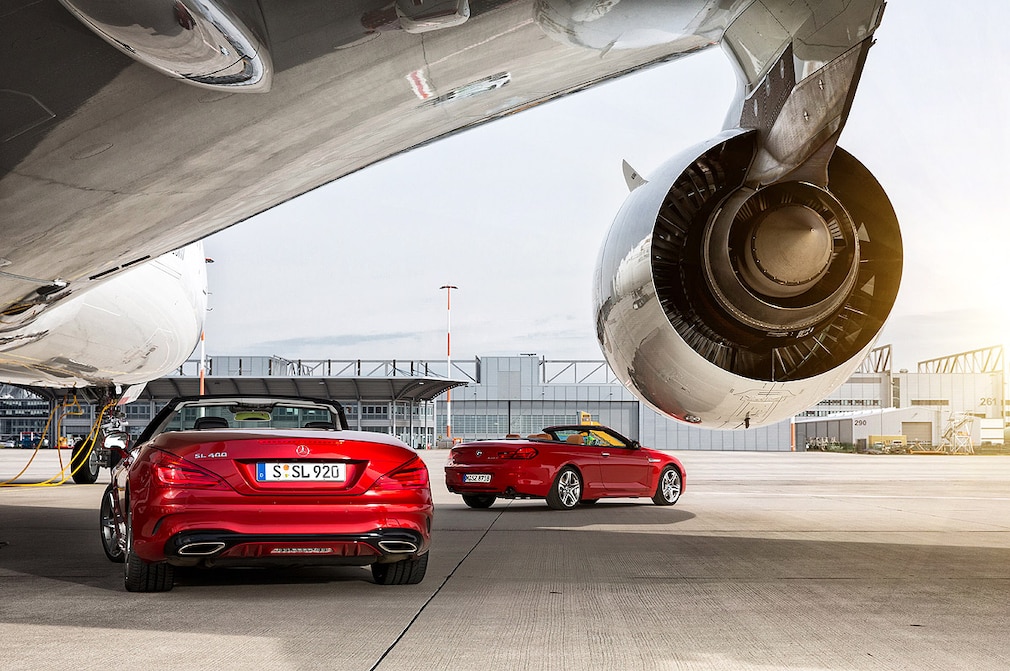 Mercedes SL 400 BMW 640i