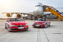 Mercedes SL 400 BMW 640i