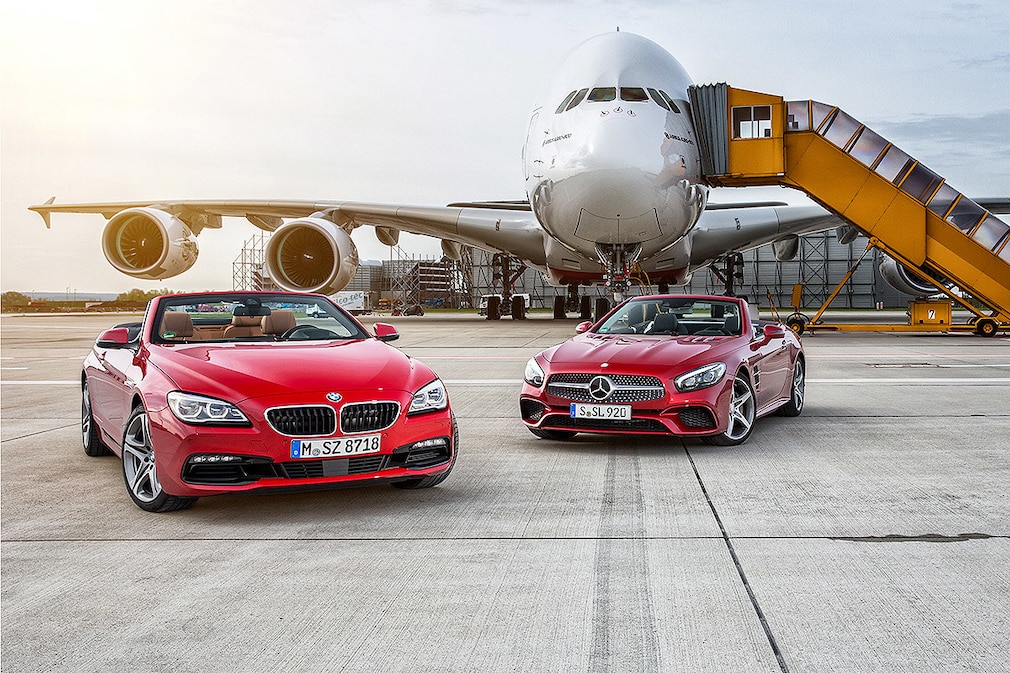 Mercedes SL 400 BMW 640i