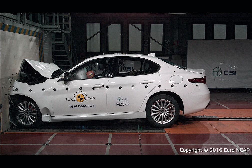 Euro NCAP Crashtest 2016 Alfa Romeo Giulia