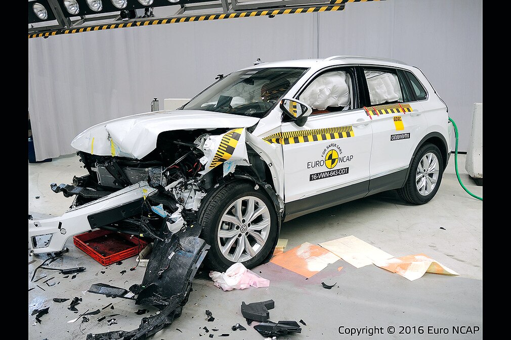 Euro NCAP Crashtest 2016 VW Tiguan