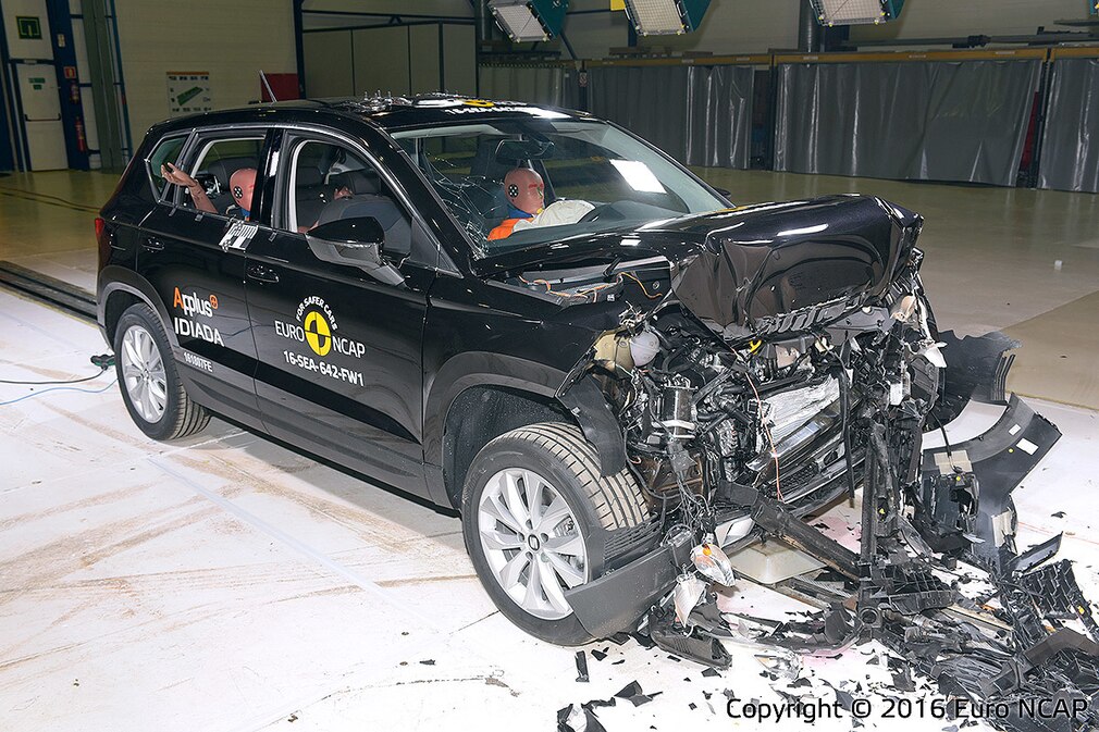 VW Tiguan, Seat Ateca, Alfa Romeo Giulia: Euro-NCAP-Crashtest (2016)