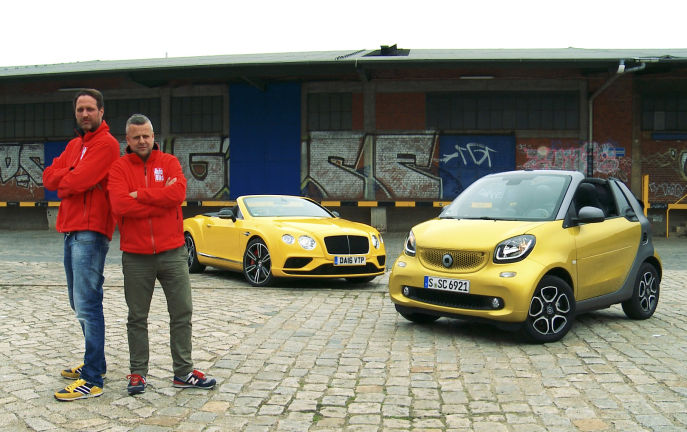 Video Bentley Vs Smart 2016 Autobild De