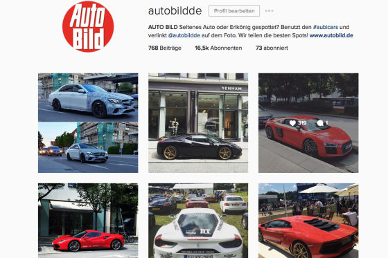 Carspotting bei AUTO BILD