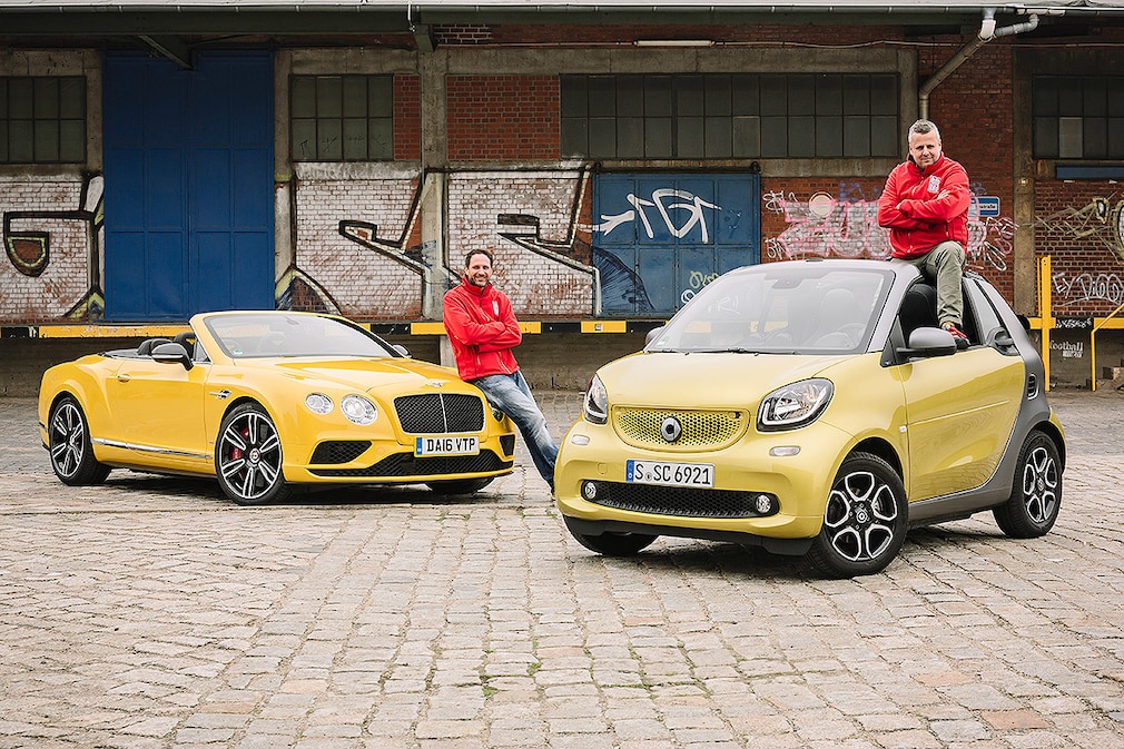 Bentley Continental GTC Smart Fortwo Cabrio