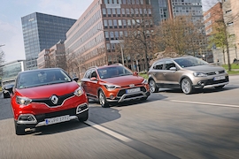 Vergleich Hyundai i20 Active 1.0 T-GDI Renault Captur TCe 120 VW Cross Polo 1.0 TSI