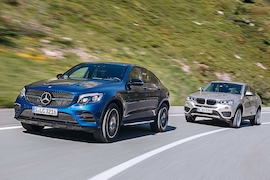 BMW X4 Mercedes GLC Coupé