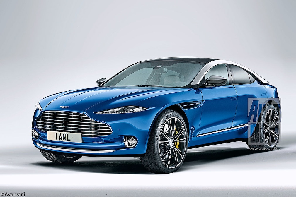 Aston Martin SUV Illustration Aston Martin SUV Illustration