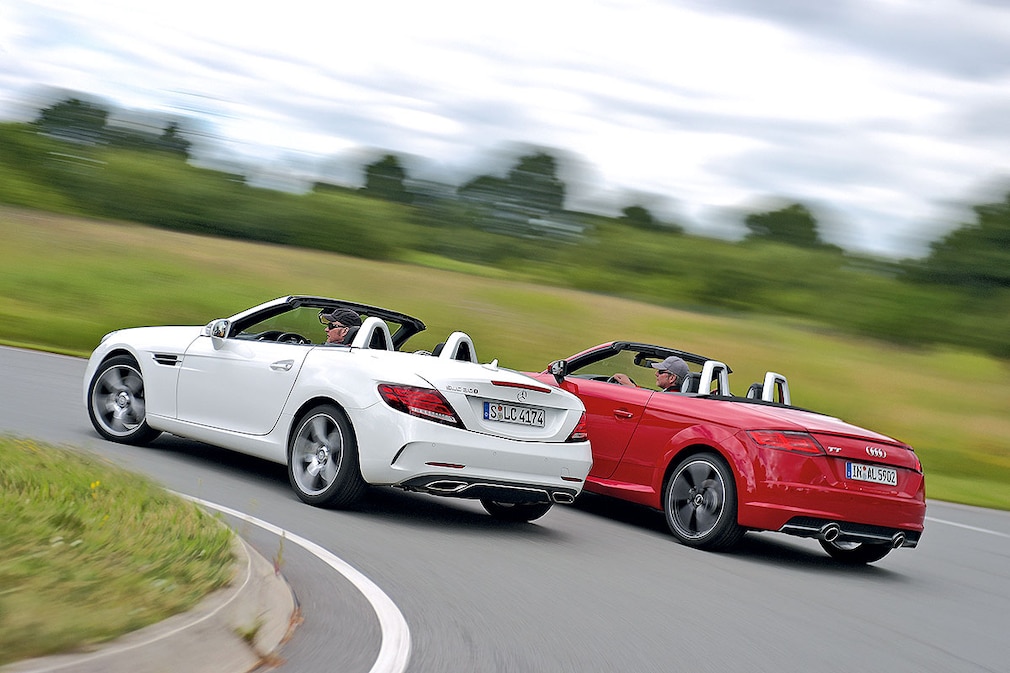 Mercedes SLC 300 Audi TT Roadster Porsche 911 Cabrio G-Modell (1989)