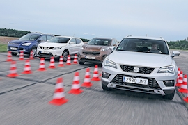 Ford Kuga Kia Sportage Nissan Qashqai Seat Ateca