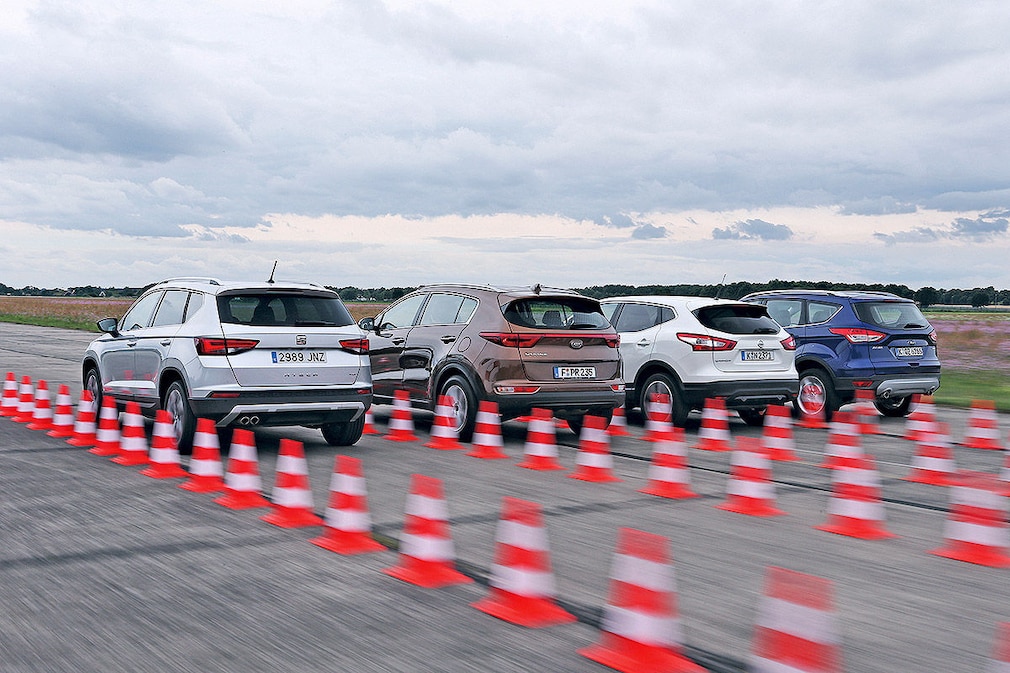 Ford Kuga Kia Sportage Nissan Qashqai Seat Ateca
